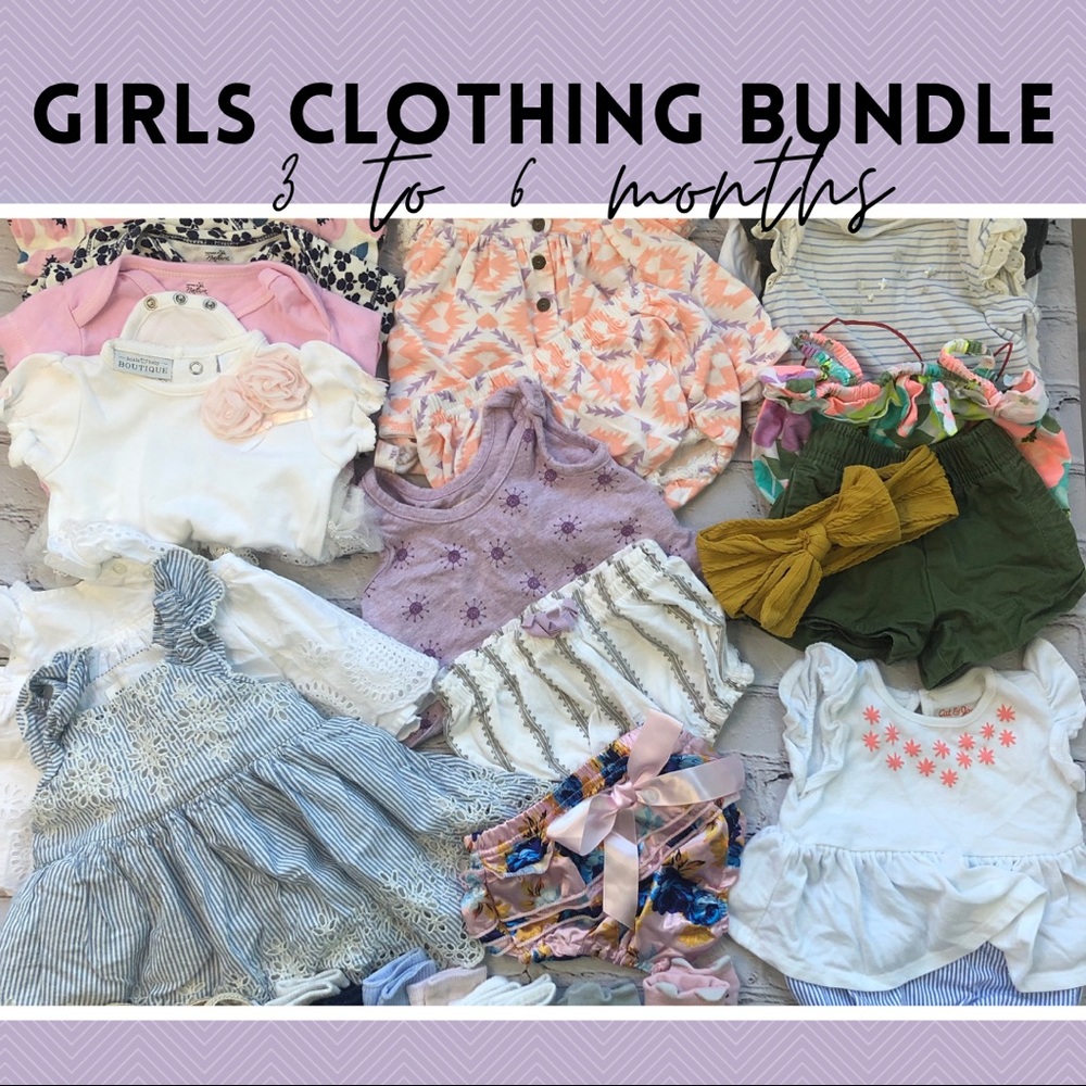 Girls clothing bundle - size 3-6 months